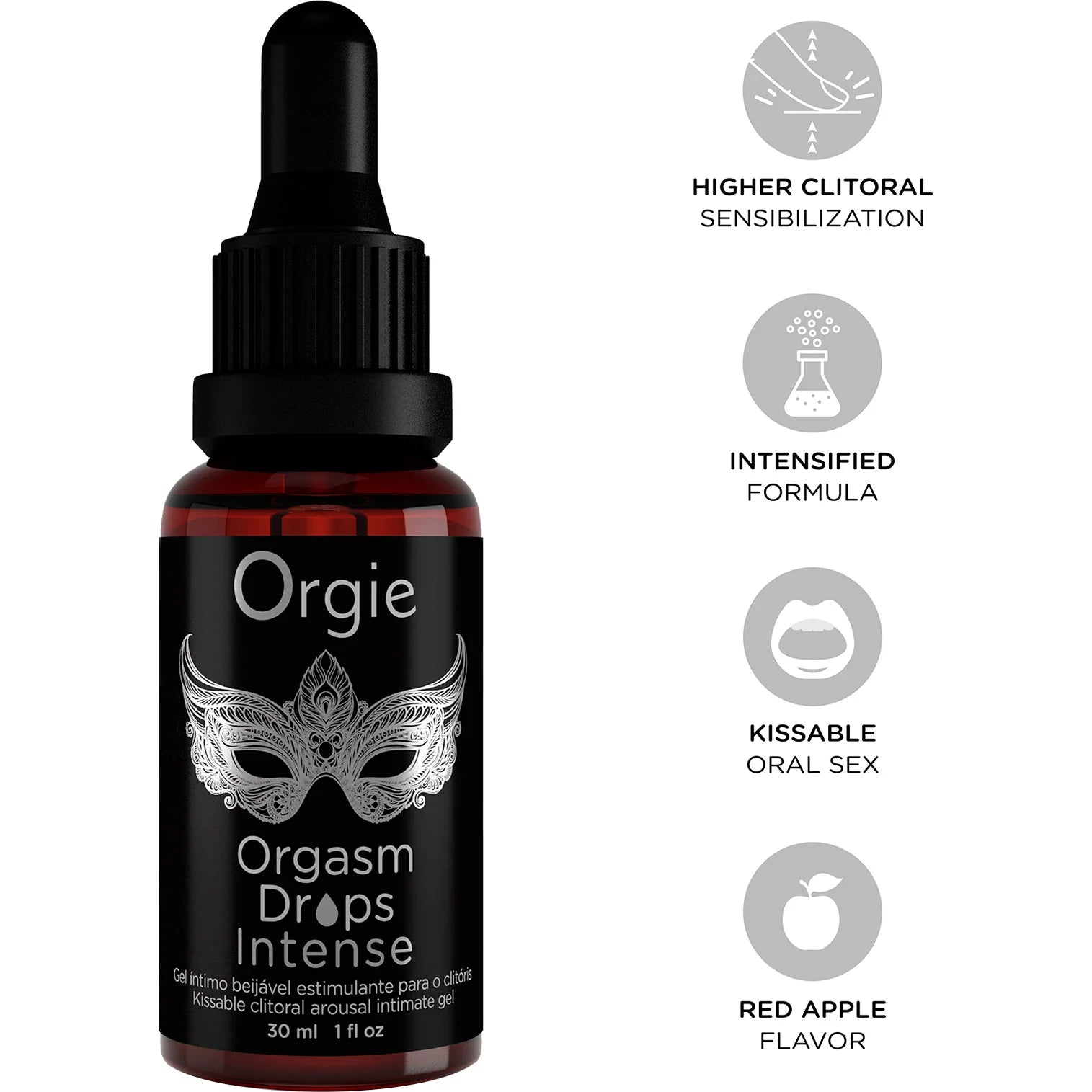 Orgie Orgasm Drops Intense: Clitoral Arousal Gel